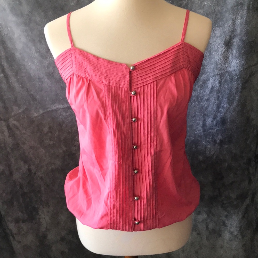 Banana Republic Sleeveless Blouse Pink Small